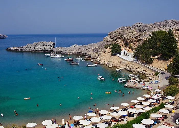 빌라 Allure With Jacuzzi And Acropolis View!!! 린도스