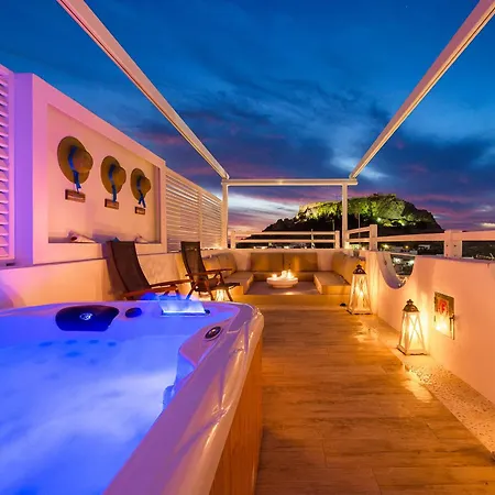 Allure With Jacuzzi And Acropolis View!!! Vila Líndos
